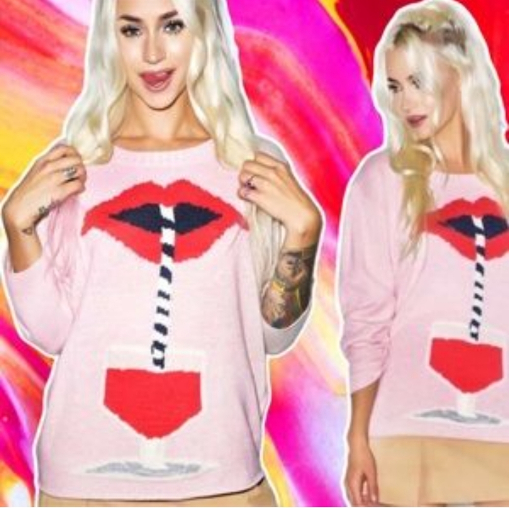 Wildfox Lips Sweater